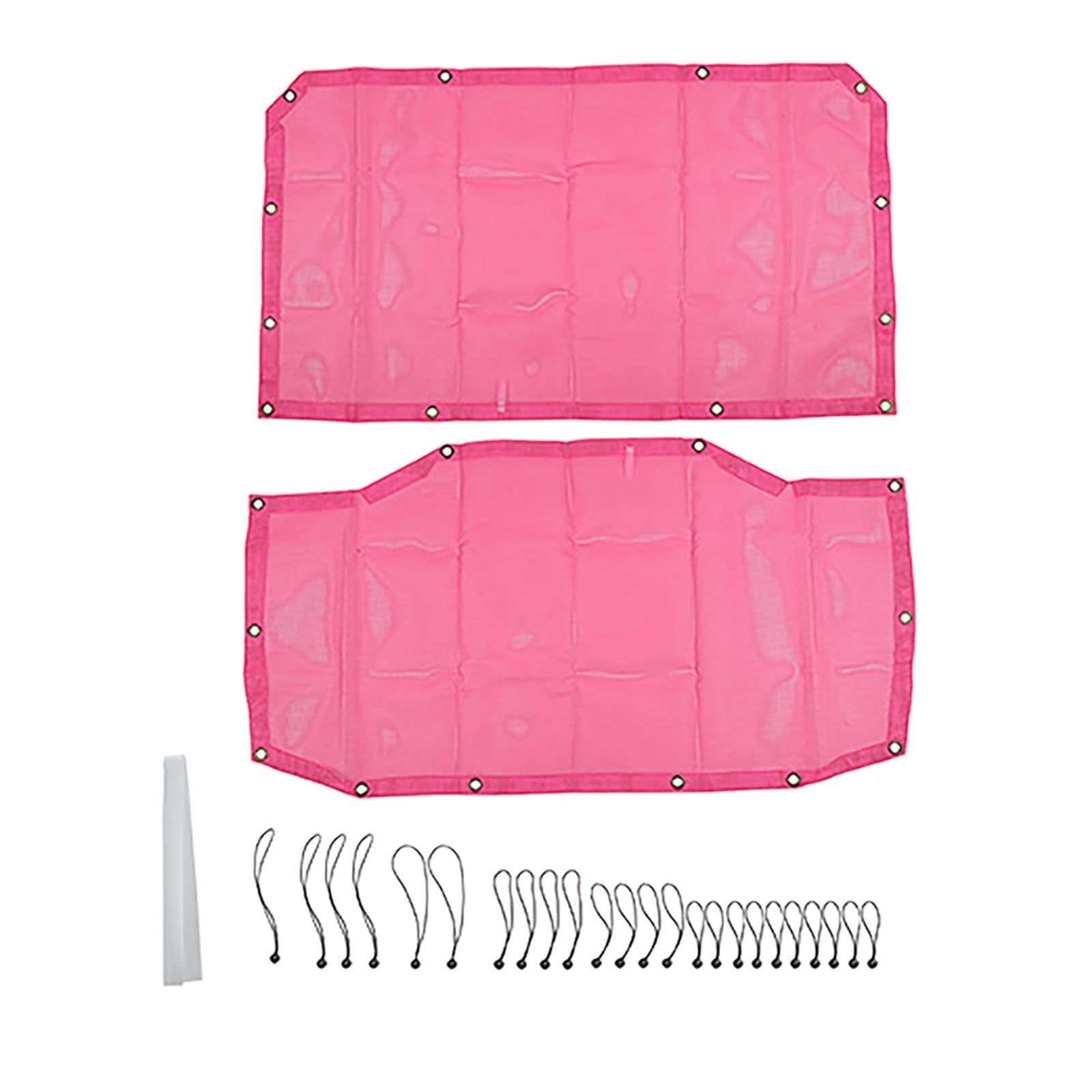 Car Shades Für Jeep Für Wrangler JL 2018-2022 Auto Sonnenschutz Abdeckung UV Schutz Isolierung Net Zubehör Auto-Sonnenschutzschild(Pink) von SILHUP