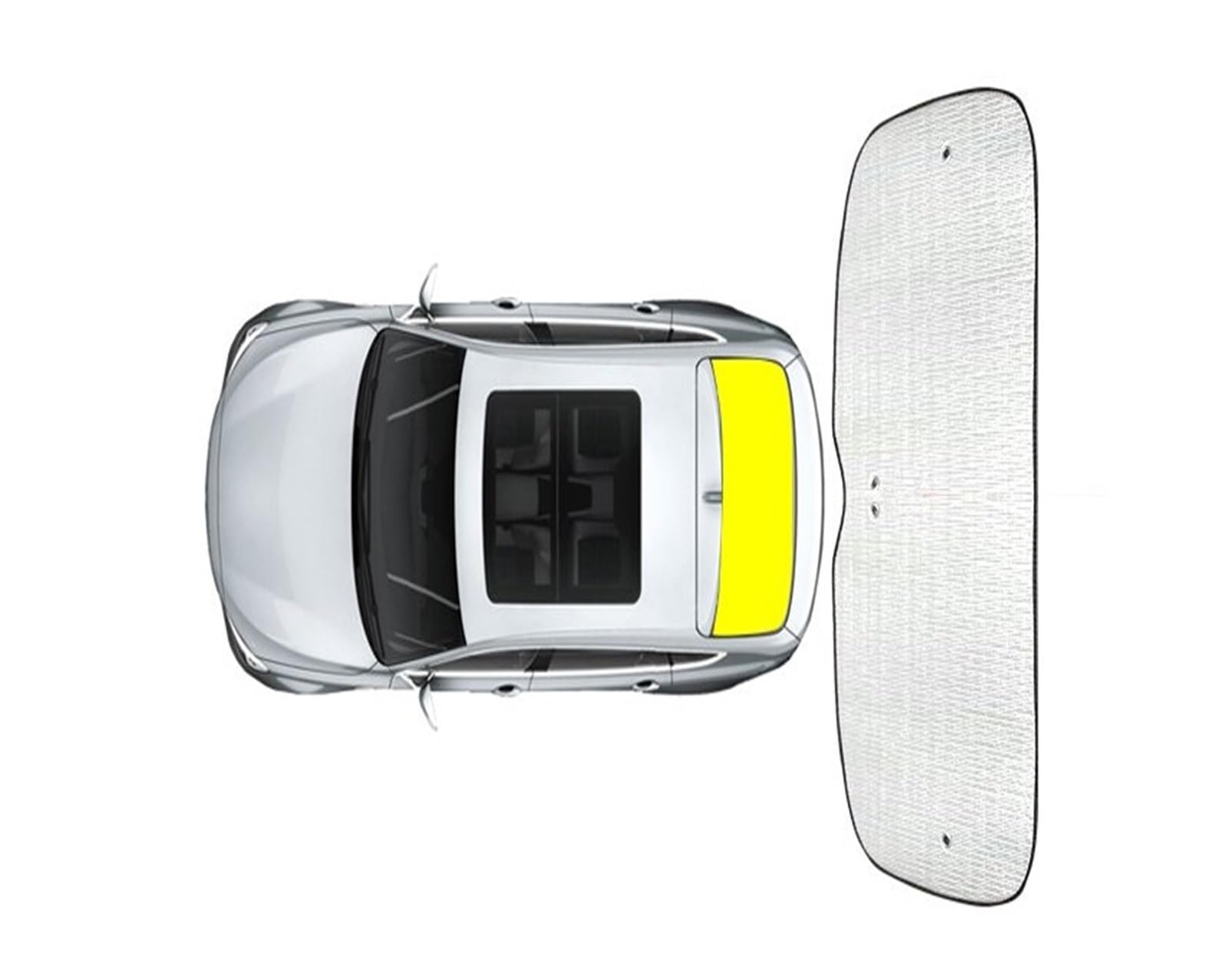 Car Shades Für M-NV 2022-2023 Auto Sonnenschutz Abdeckung Fenster Windschutzscheibe Vorhang Sonnenschutz Auto Zubehör Auto-Sonnenschutzschild(Rear) von SILHUP