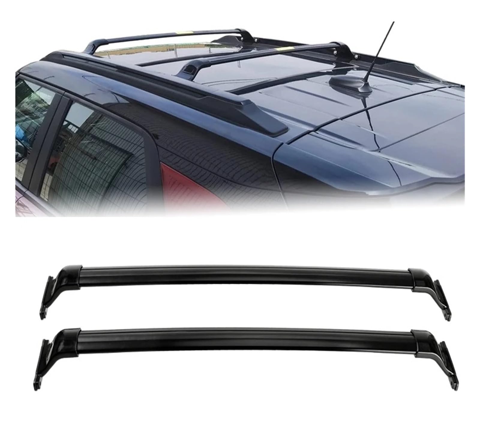 Dachträger Auto Für Chevrolet Für Trailblazer L/LS/LT Für ACTIV/RX 2021-2023 Dach Rack Kreuz Bar Auto Dach Top Gepäck Träger Rack Halter Relingträger von SILHUP