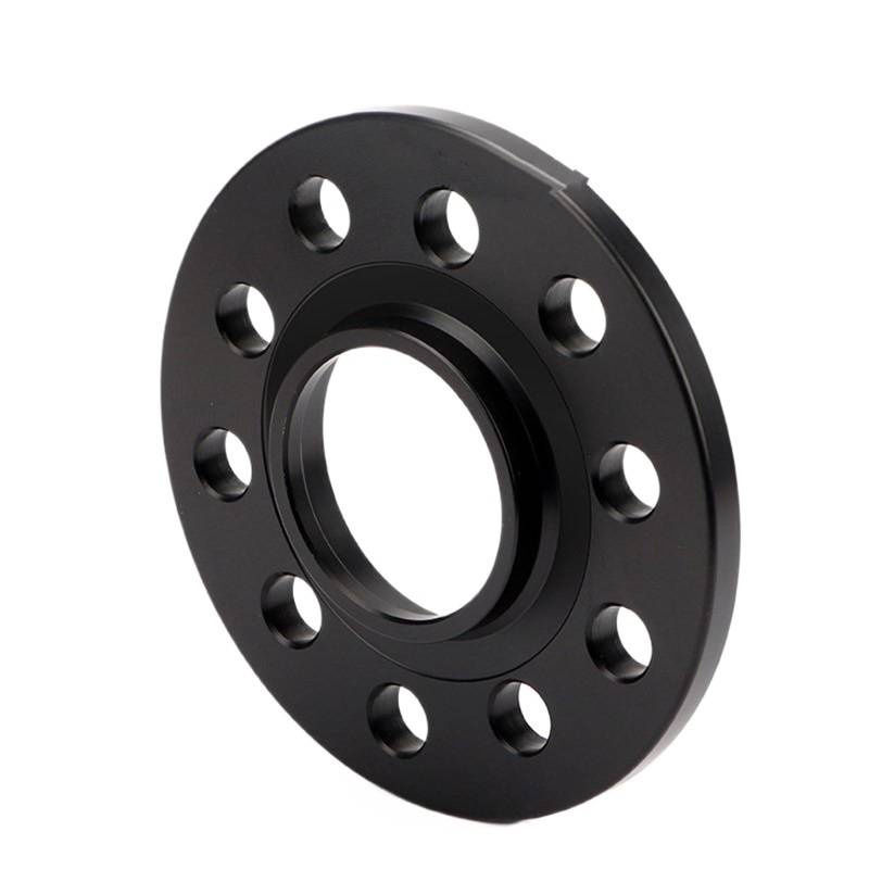 Für Benz Spurverbreiterung Adapter PCD 5x112 CB 66,5mm 5Lug Anzug 2 Stück 3/5/7/12/15/20mm(2PCS 20mm Black) von SILHUP