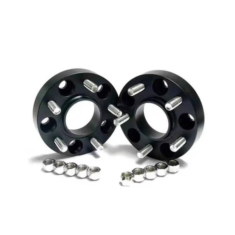 Für Ford Für Mustang Spurverbreiterungen 5x114,3 Hubcentric 70,5 15mm 20mm 25mm Aluminium Rad Spacer Adapter Auto Separadores(1PCS 15mm) von SILHUP