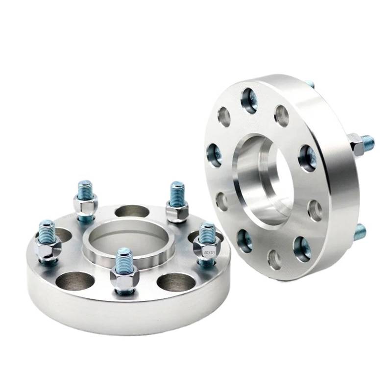 Für Toyota 86 15/20/25/30/50mm 2 Stück 5x100 56,1mm Rad Spacer Adapter 5 Lug(35mm Silver) von SILHUP