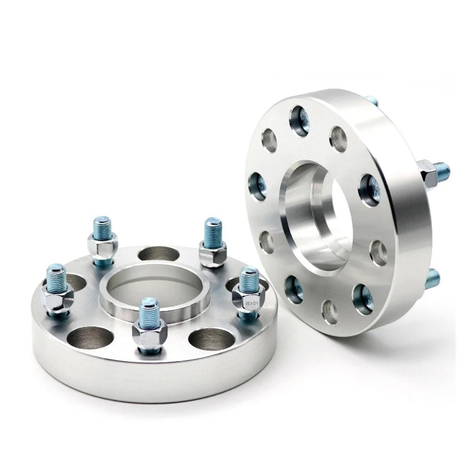 Für Toyota 86 15/20/25/30/50mm 2 Stück 5x100 56,1mm Rad Spacer Adapter 5 Lug(70mm Silver) von SILHUP