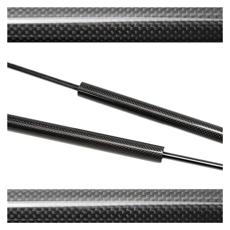 Gasdruckdämpfer Für Nissan Für Skyline R33 Coupe mit Spoiler 1993–1998 Heckklappe Boot Lift unterstützt Prop Rod Gas Streben Heckklappendämpfer(Black Carbon Fiber) von SILHUP