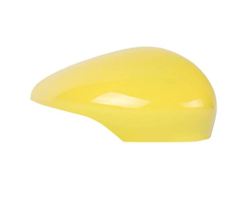 Rückspiegel Abdeckung Für Ford Für Fiesta 2009-2016 Rückspiegel Shell Gehäuse Flügel Tür Seite Spiegel Abdeckung Farbe Lackiert Auto Rückspiegel Kappe(Yellow right) von SILHUP