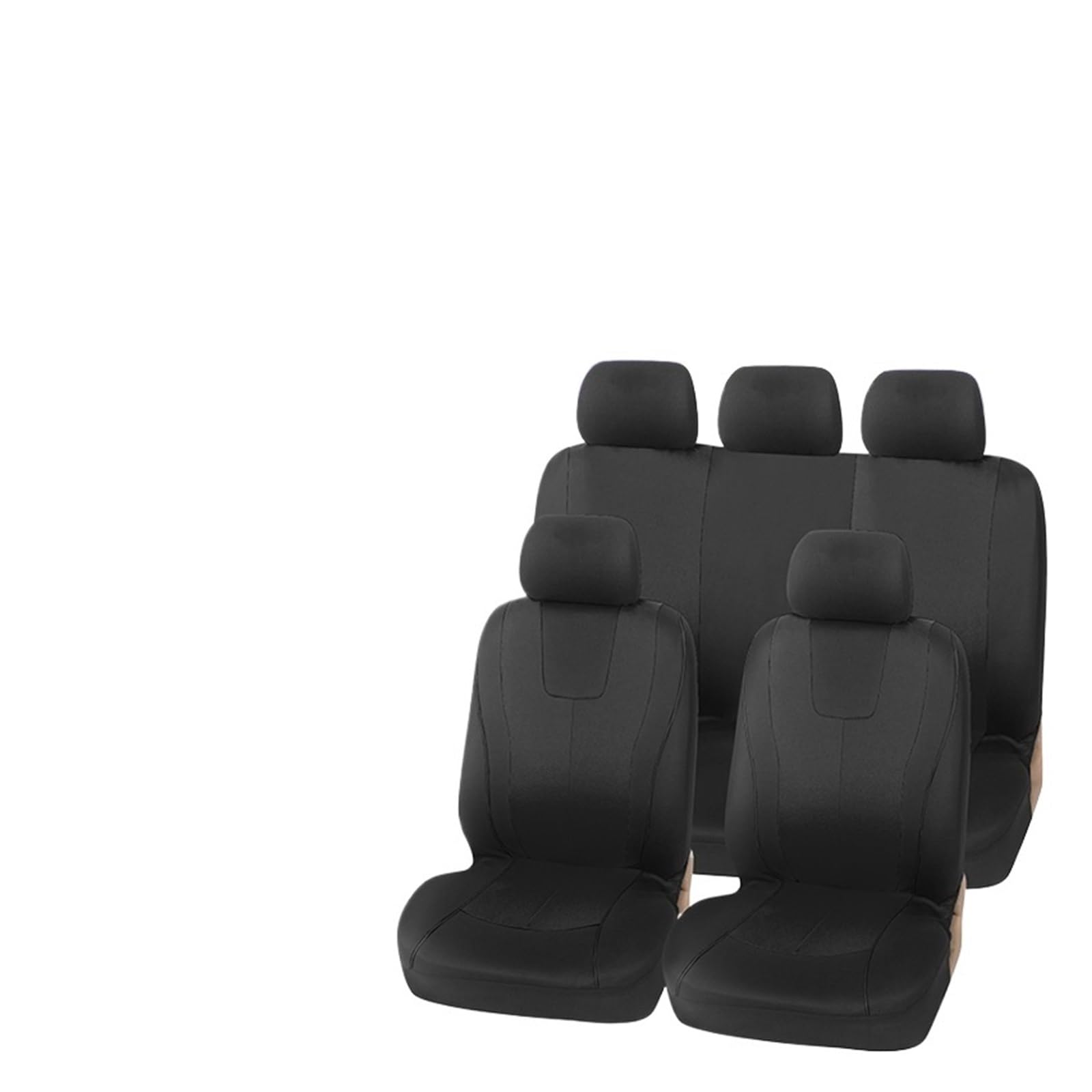 SILHUP Autositzbezug Universal Komplettset Autositzbezug (SCHWARZ) Autositzbezug Autositzbezug Autositzbezüge(Full Set Black) von SILHUP