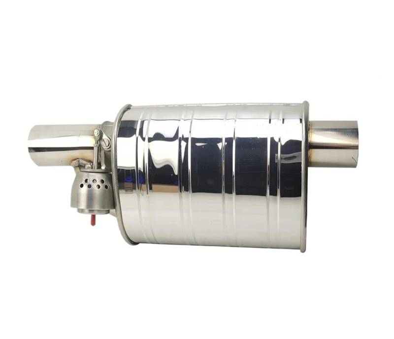 Auspuffblende Auto-Abgasanlage Schalldämpfer Edelstahl Universal 51 63 76 Mm Fernbedienung Vakuumventilsteuerung Auspuffrohr-Kit Variabel Auspuff Endrohr(A Right 51MM) von SIMBAE