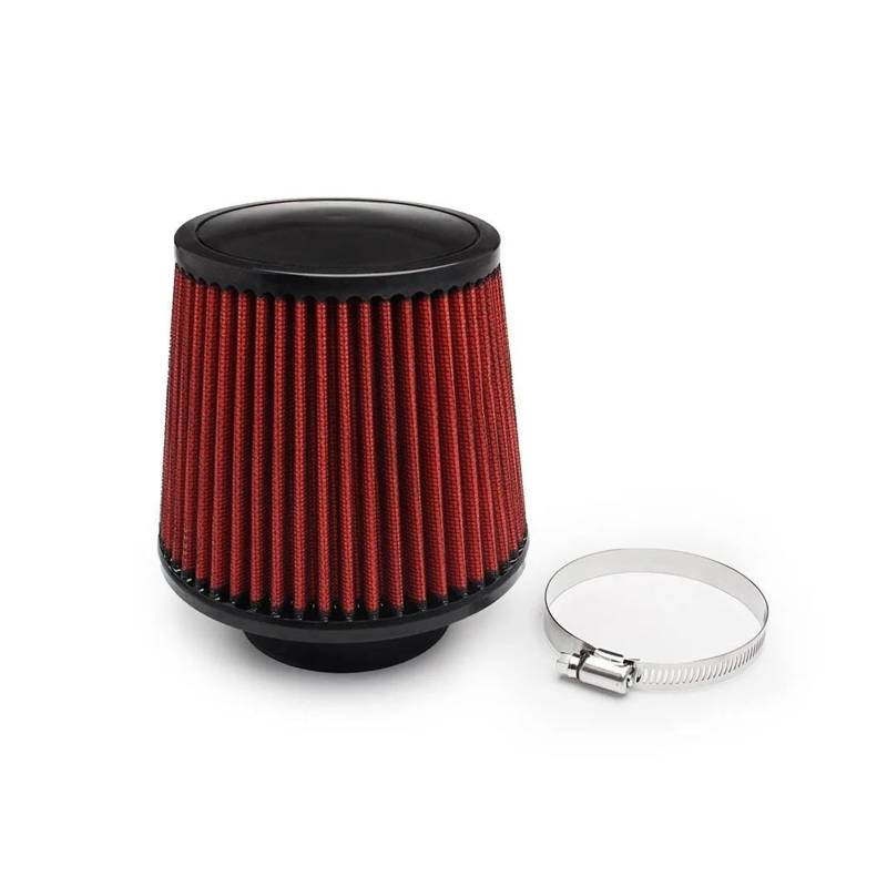 Auto Ansaugrohr Universal 76/100mm Auto-Luftfilter Motor Auto Kaltlufteinlass Reiniger Rohr Modifiziertes Zubehör Minibike Auto Pilzkopf Filter Luftansaugschlauch(76mm) von SIMBAE