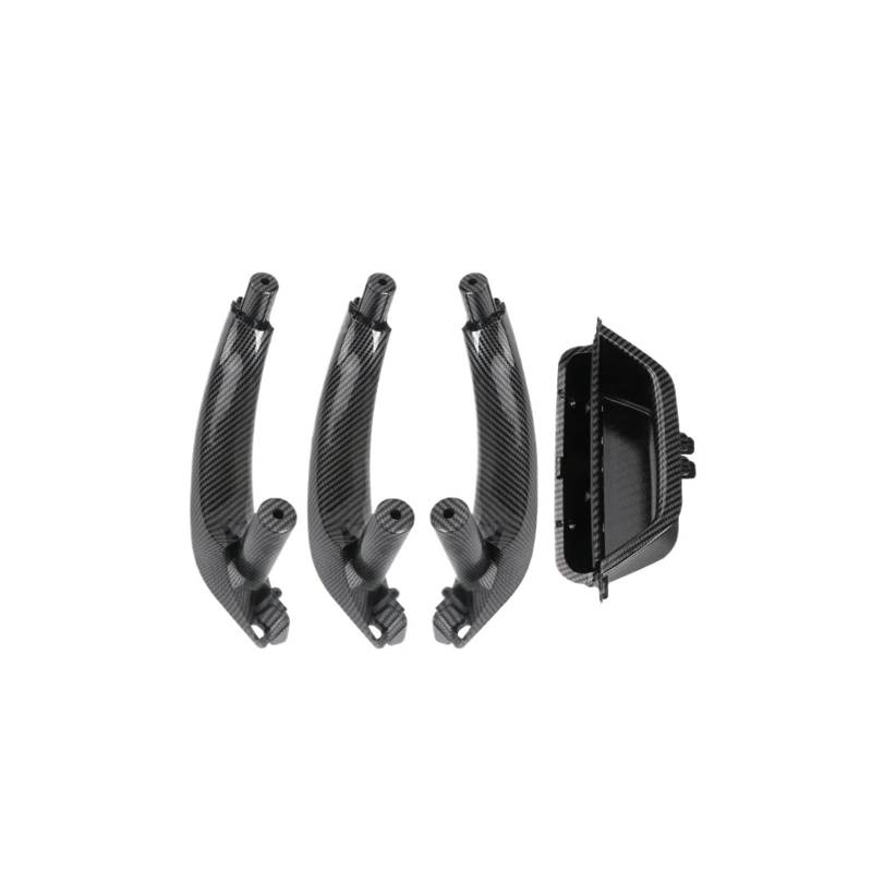 Autotürgriffe Innen Auto Innentür Griff Links Rechts Innen Tür Panel Griff Pull Trim Abdeckung Für X3 Für X4 Für F25 Für F26 51419209216 Interieur Türgriff Dekor(Carbon RHD 1 Set) von SIMBAE