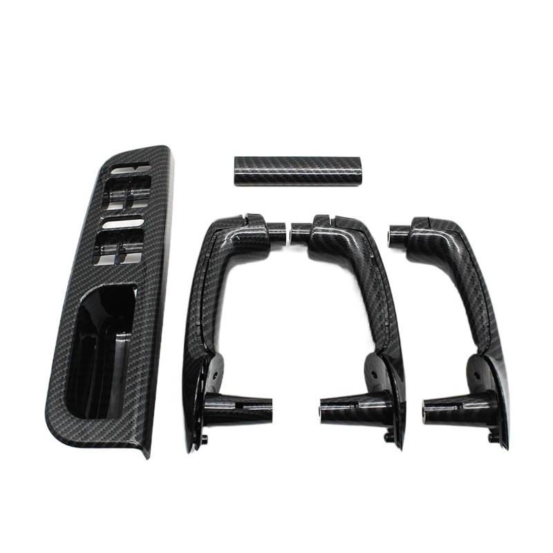 Autotürgriffe Innen Auto Innentürgriff Türgriff Greifen Türgriff Set Für VW Für Bora Für Golf 4 Für MK4 Für Jetta 1999 2000 2001 2002 2003 2004 Interieur Türgriff Dekor(Carbon Fiber 8) von SIMBAE