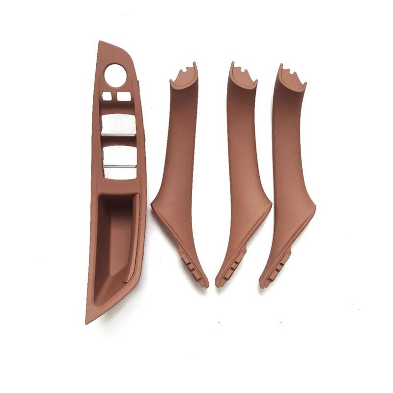 Autotürgriffe Innen Innentür Armlehne Einbau Panel Tür Pull Griff Für 5 Series Für F10 Für F11 Interieur Türgriff Dekor(LHD Brown Set) von SIMBAE