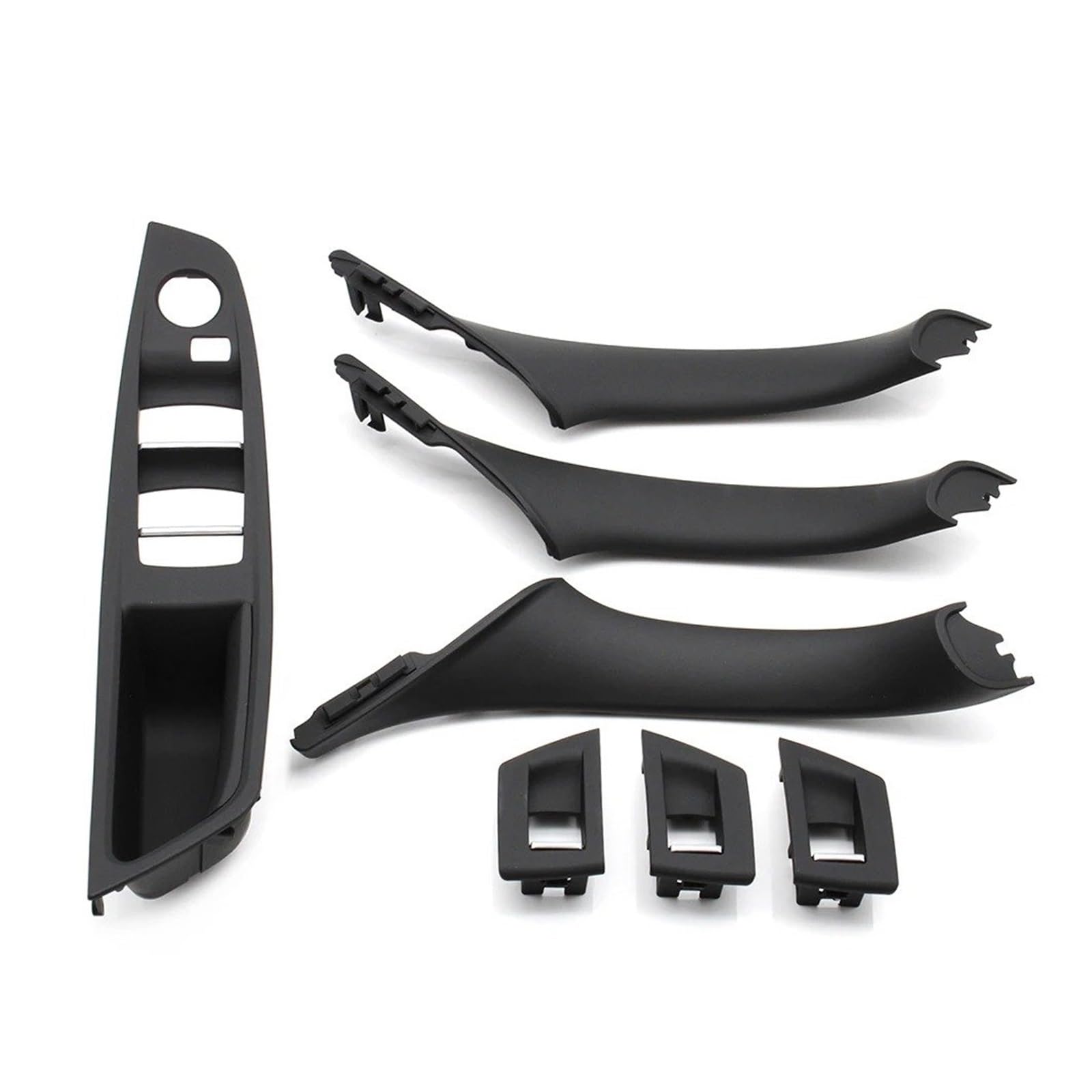 Autotürgriffe Innen LHD Auto Innere Passagier Tür Panel Griff Pull Trim Abdeckung Für F10 Für F11 Für F18 520 523 525 528 51417225865 Interieur Türgriff Dekor(LHD Black 7) von SIMBAE