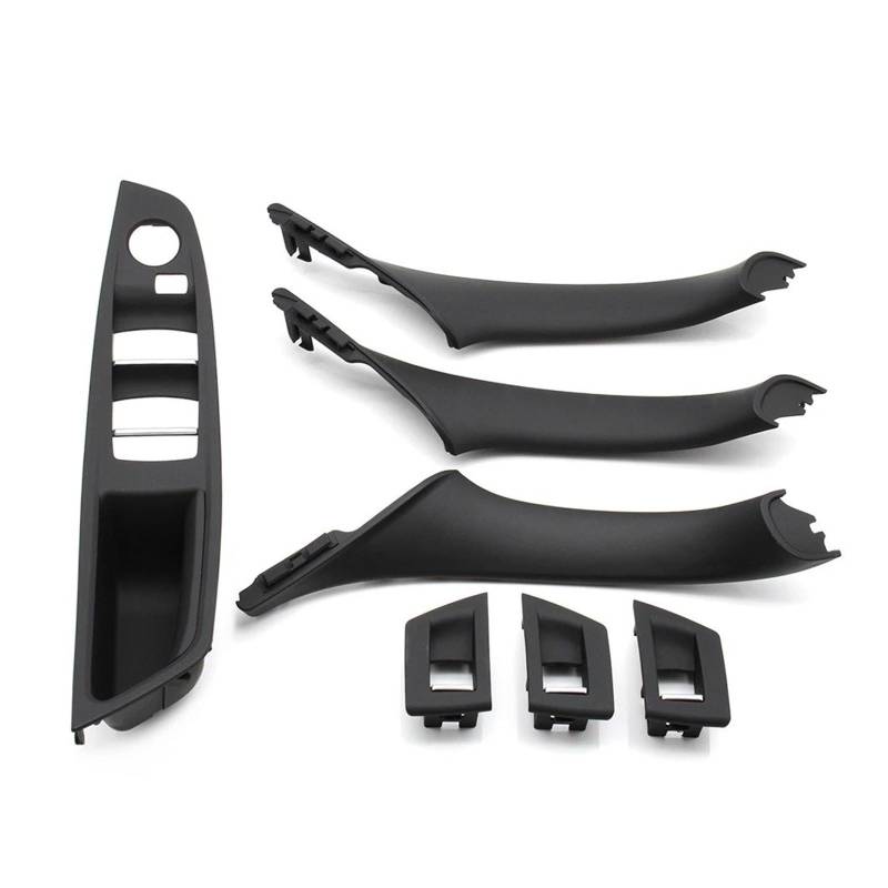 Autotürgriffe Innen LHD Auto Innere Passagier Tür Panel Griff Pull Trim Abdeckung Für F10 Für F11 Für F18 520 523 525 528 51417225865 Interieur Türgriff Dekor(LHD Black 7) von SIMBAE