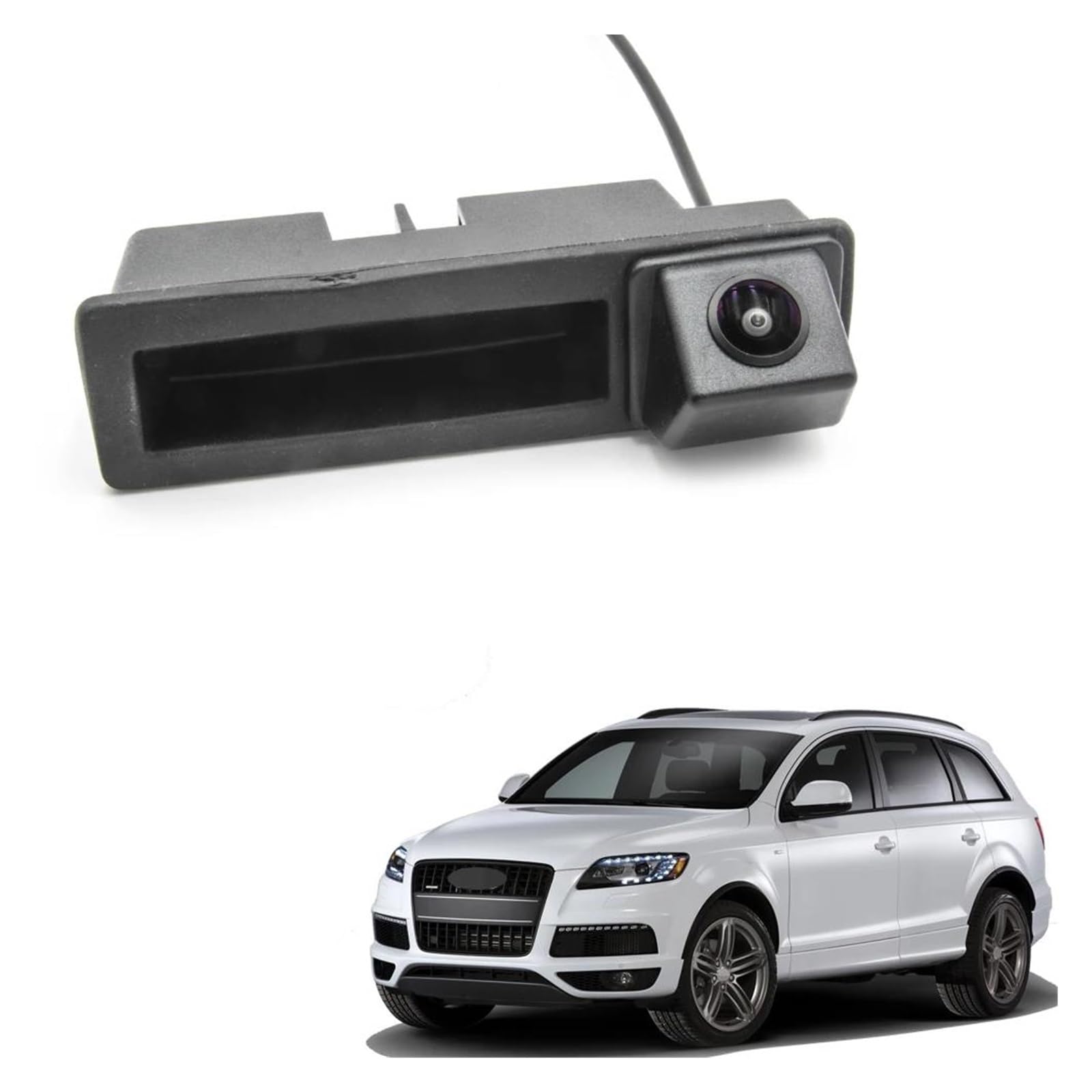 Rückfahrkameras Für Q7 4L 2005-2015 Auto Backup Stamm Griff Reverse Parkplatz Monitor Nacht Vison CCD HD AHD Fisheye Rückansicht Kamera Rückfahrkamera(B150 CVBS 680x480) von SIMBAE