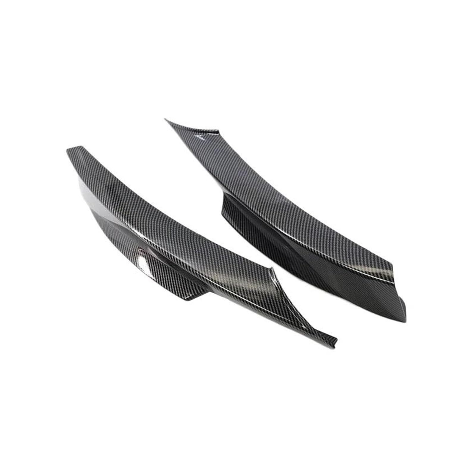 Splitter Für 3 Serie E90 320i 330i Tech LCI 2009 2010 2011 2012 Nebelscheinwerferabdeckung Trim Front Canards Splitter Zubehör Seitenschweller(Carbon Look) von SIMBAE