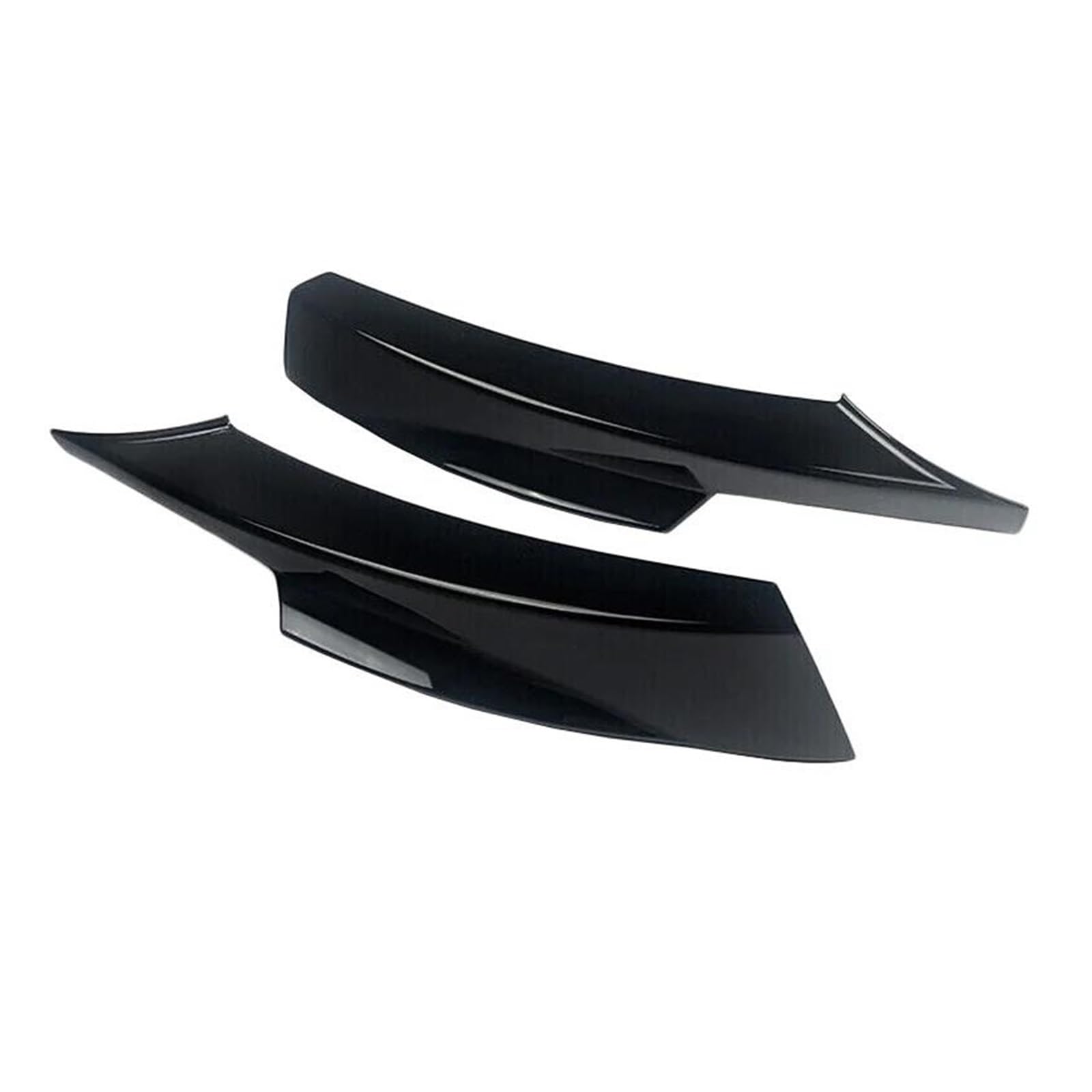 Splitter Für 3 Serie E90 320i 330i Tech LCI 2009 2010 2011 2012 Nebelscheinwerferabdeckung Trim Front Canards Splitter Zubehör Seitenschweller(Schwarz) von SIMBAE