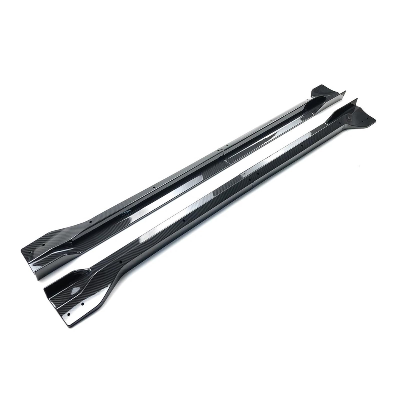 Splitter Für Jeep Für Grand Für Cherokee Für SRT/Für SRT8/Wk2 2012-2021 Auto Seitenschweller Verlängerung Splitter Lip Spoiler Diffusor Zubehör Seitenschweller(Kohlefaser-Optik) von SIMBAE