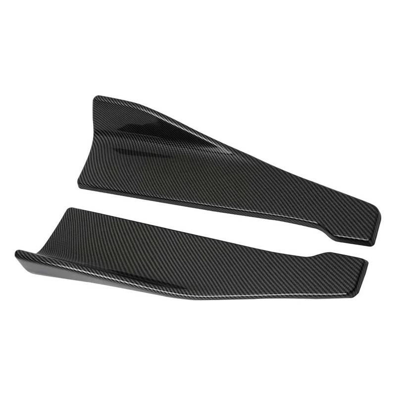 Splitter Für Mini Für Cooper 2014-2021 48cm Auto Rock Spoiler Hinten Lip Seite Rock Winglets Diffusoren Verlängerung Rocker Splitter Ecke Volant Seitenschweller(Kohlefaser) von SIMBAE