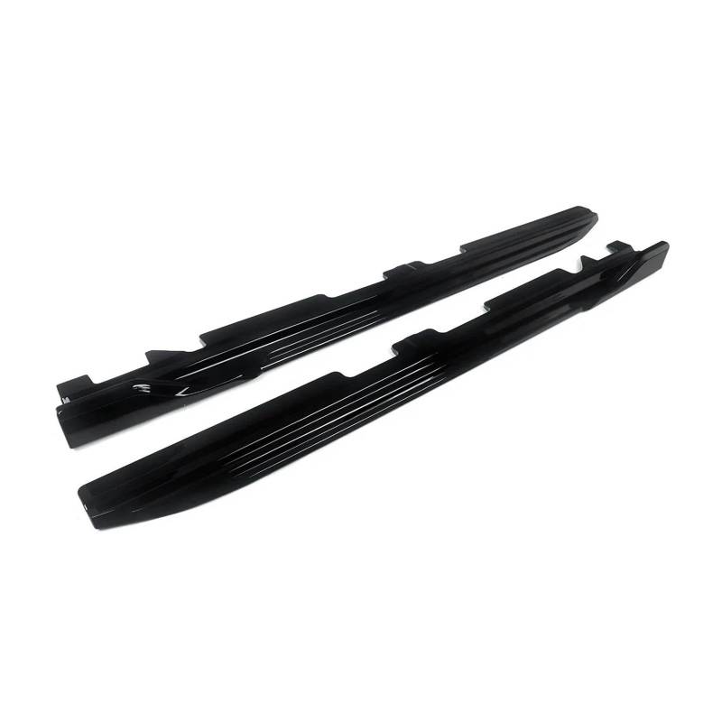 Splitter Für X3 X4 G01 G02 2018-2023 Carbon Side Röcke Schürzen Rocker Panel Lip Splitter Spoiler ABS Auto Body Kits Zubehör Seitenschweller(ABS Black) von SIMBAE