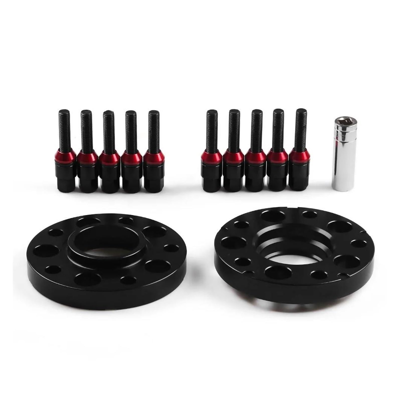 Spurverbreiterungen 20mm 72,56mm 5x120mm Hubcentric Spurverbreiterungen M12x1.5 Kegelschrauben Für E36 E46 Für S Drive 35i 2009-2017 Spürverbreiterungsatz(Schwarz) von SIMICASE