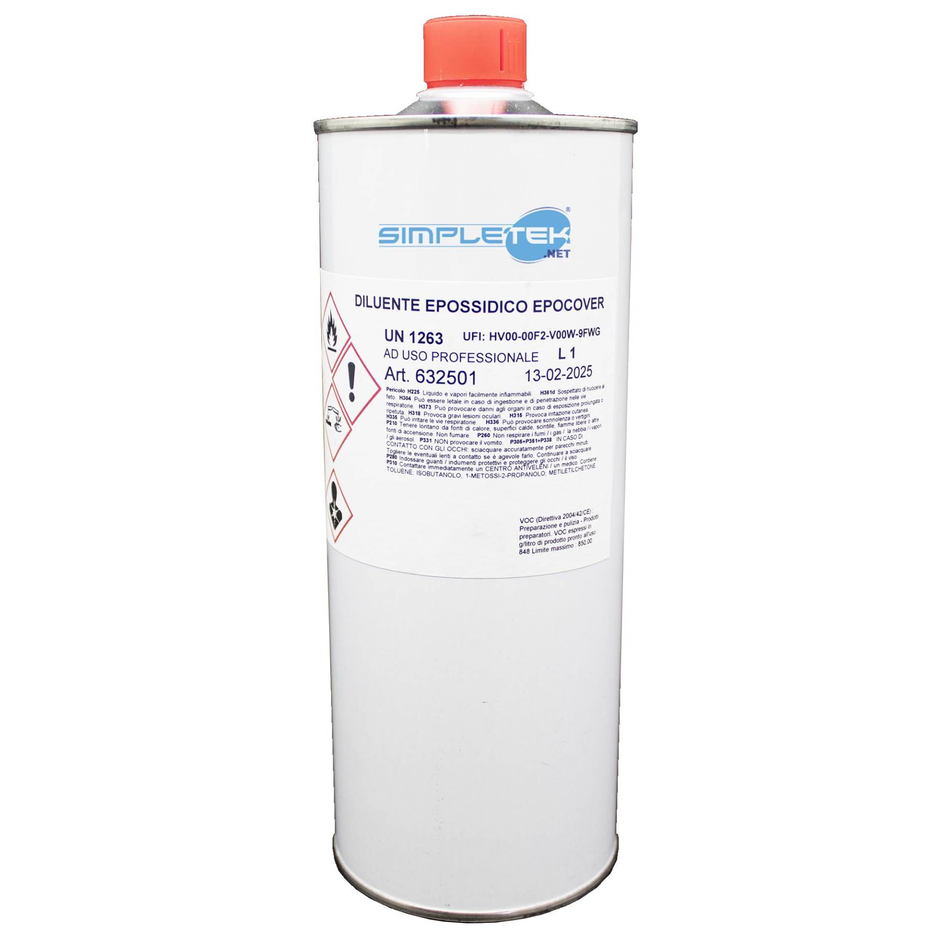 SIMPLETEK - Eposid-Verdünnung Epocover für Lacke 1 l Dose Finish und Grundierung von SIMPLETEK