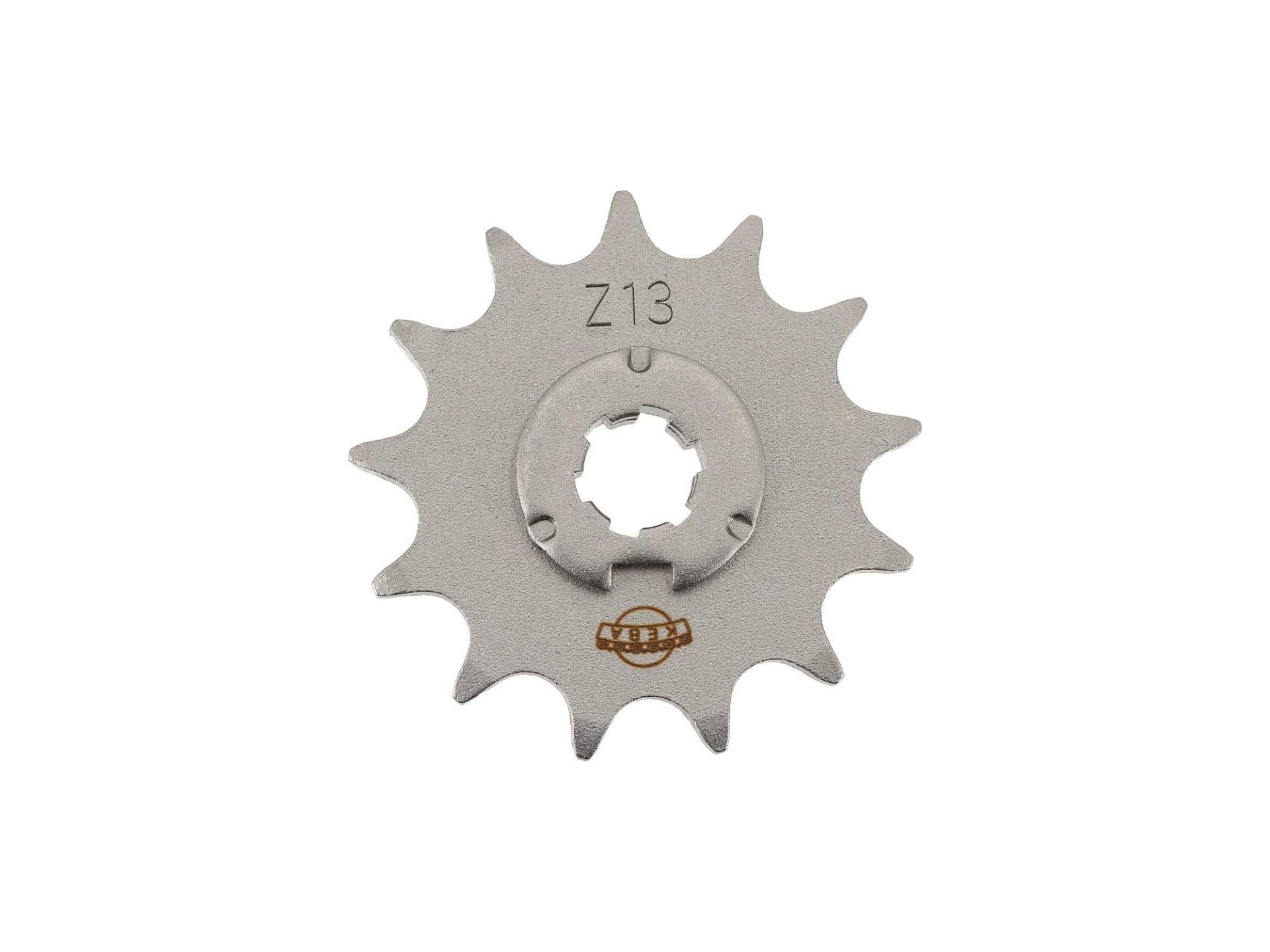 KEBA Ritzel, kleines Kettenrad, 13 Zahn - Simson S50, KR51/1 Schwalbe, SR4-2 Star, SR4-3 Sperber, SR4-4 Habicht von SIMSON