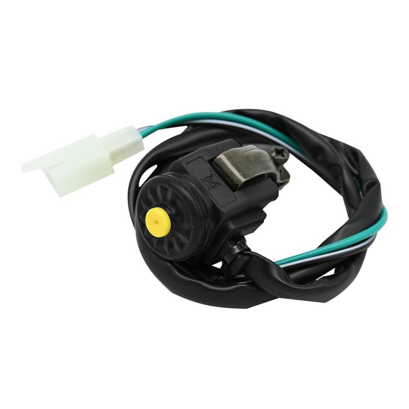 Für Yamaha Für Kawasaki ATV UTV Etc Motorrad Starten Und Töten Schalter NO/Off Horn Taste Gemeinsam Öffnen Elektrische Konverter Motorrad-Steuerschalter(Yellow) von SISAWUEU