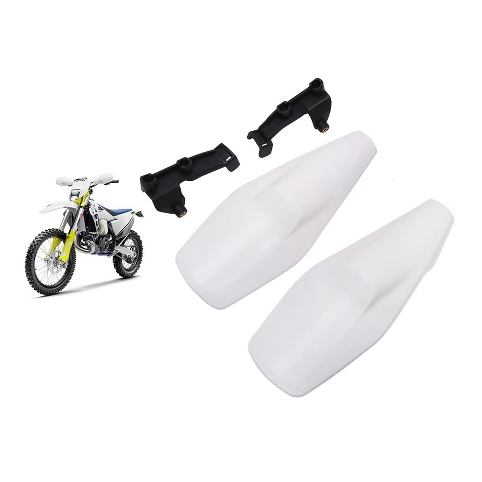 Motorrad Handyhalterung Für FE250 FE300 FE450 TE250 Für TE 350 TX501 Motorräder Zubehör Hand Guards Handschutz Schutz Scheinwerfer Kopf Lampe von SISAWUEU