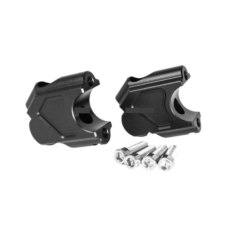 Motorrad Lenkererhöhung Für F800GS F800GT F 800 GS ADV F 800 GT Motorrad Lenker Riser Griff Bar Clamp Verlängern Montieren Lift Riser(Black-No Logo) von SISAWUEU