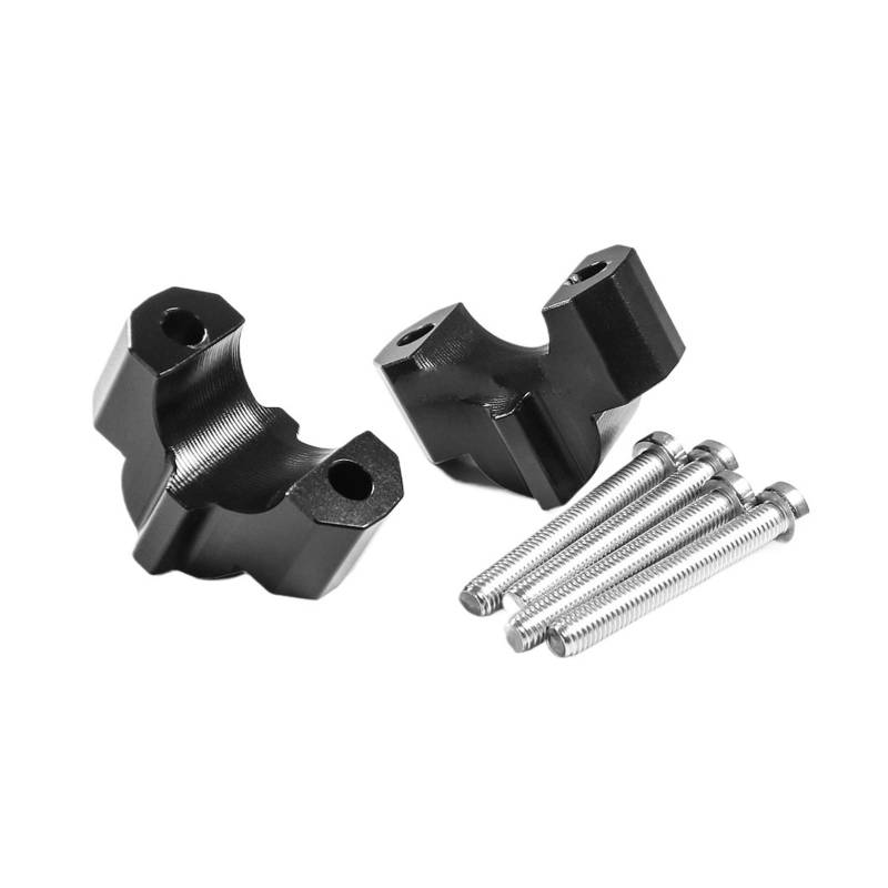 Motorrad Lenkererhöhung Für S1000R M1000R 2021- S 1000 RM 1000 R Motorrad Zubehör Lenker Riser Drag Griff Bar Clamp Verlängern Adapter(Black) von SISAWUEU