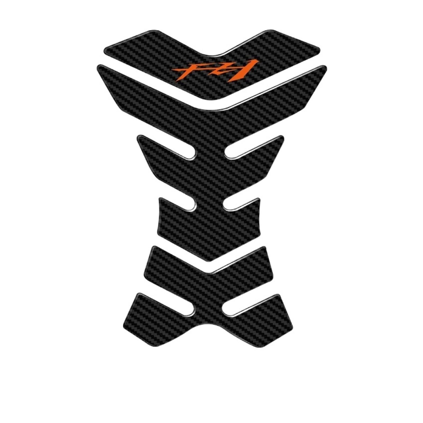 Motorrad Tankpad 3D Carbon-Look Motorrad Tank Pad Schutz Aufkleber Aufkleber Fall für FZ1 FZ 1 FZ1N Tank(2) von SISAWUEU