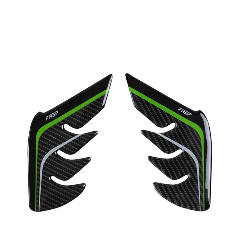 Motorrad Tankpad 5D Carbon Z900 Tank Aufkleber Motorrad Tank Pad Schutz Aufkleber Für Kawasaki Z 900 Z900 2017 2018 2019 2022 Rot schwarz(Green Side pad) von SISAWUEU