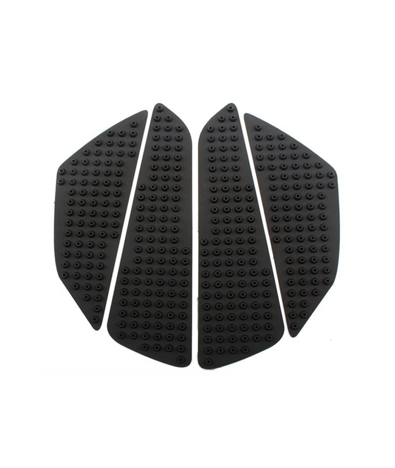 Motorrad Tankpad Benutzerdefinierte Motorrad Tank Aufkleber Anti-Slip Klebstoff Tank Seite Traktion Pads Gummis Pad Für CBR600RR 07 Universal(Black A) von SISAWUEU