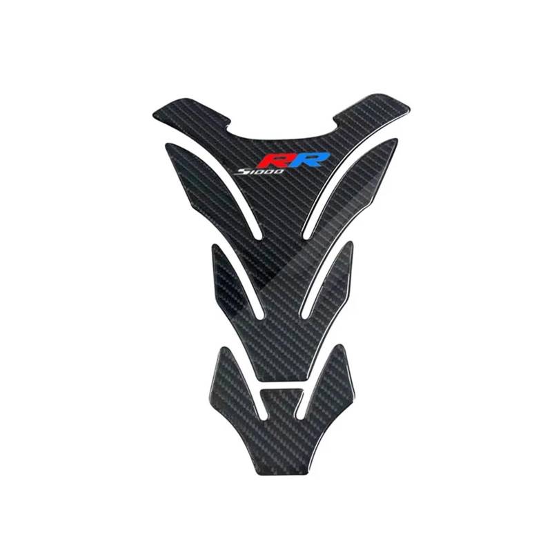 Motorrad Tankpad Für S1000RR 2017 2020 2021 Motorrad Tank Pad Schutz Gel Farbe Schutz 3D Carbon Faser Muster Kraftstoff Tank Aufkleber(C) von SISAWUEU