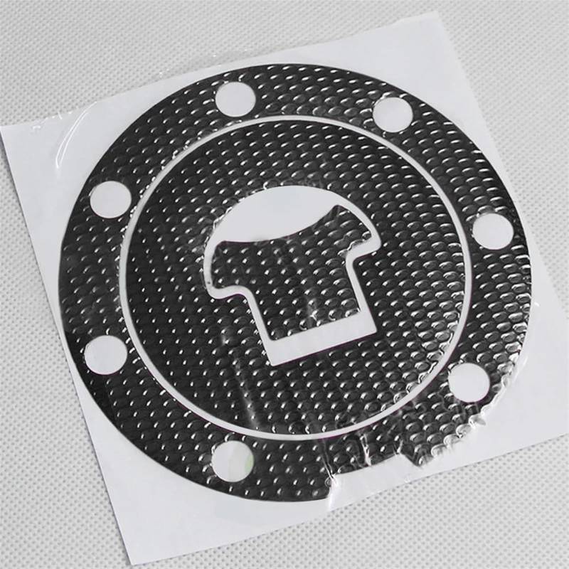 Motorrad Tankpad Motor Carbon Kraftstoff Gas Öl Kappe Tank Pad Schutz Aufkleber Für CBR RVF VFR CB400 CB1300 CBR1000RR CBR250R F4 F4i CBR 600RR(Black) von SISAWUEU