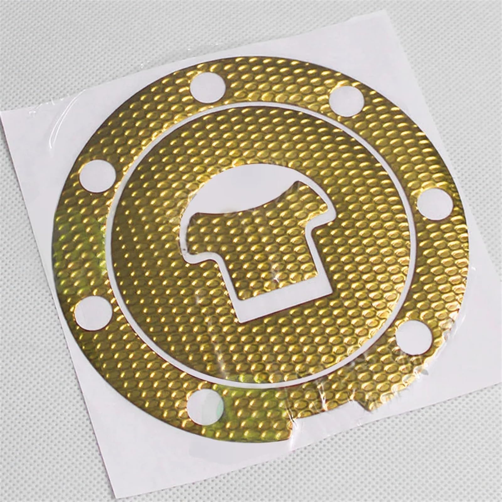 Motorrad Tankpad Motor Carbon Kraftstoff Gas Öl Kappe Tank Pad Schutz Aufkleber Für CBR RVF VFR CB400 CB1300 CBR1000RR CBR250R F4 F4i CBR 600RR(Gold) von SISAWUEU