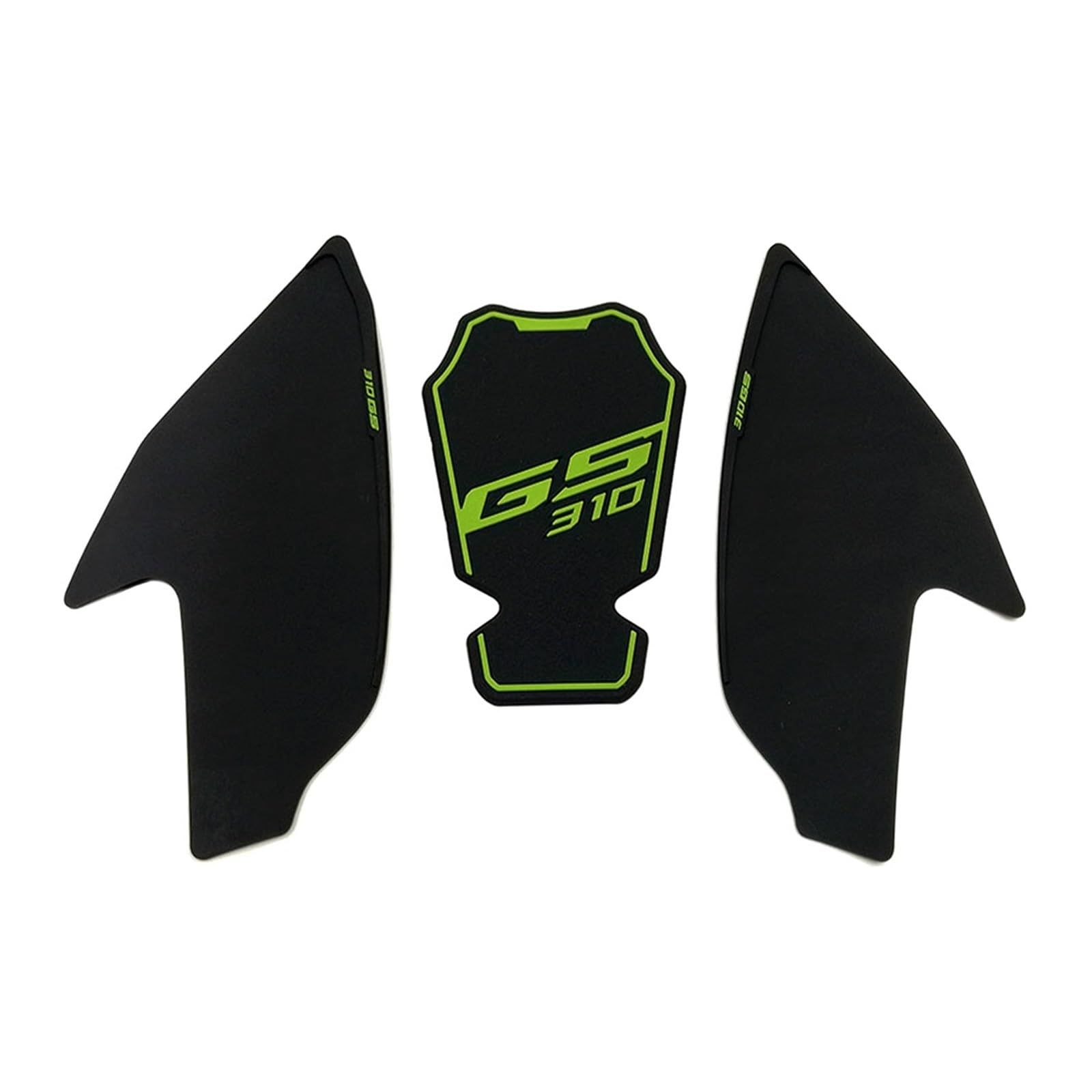 Motorrad Tankpad Motorrad Anti Slip Öl Tank Pad Schutz Aufkleber Gas Kraftstoff Knie Grip Traktion Seite Aufkleber Für G310GS G310 G 310 GS 310GS(Full Set Green) von SISAWUEU