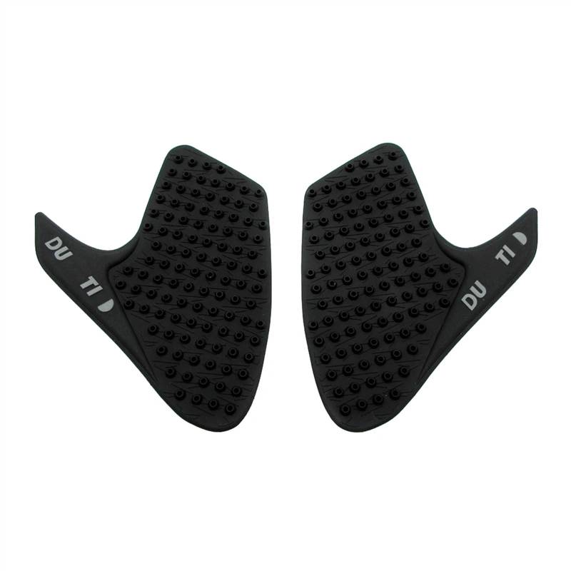 Motorrad Tankpad Motorrad Aufkleber 3D Anti Slip Kraftstoff Tank Pad Seite Gas Knie Grip Traktion Pads Für Ducati Monster 696 795 796 1100 1100S(Traction Pad Black) von SISAWUEU