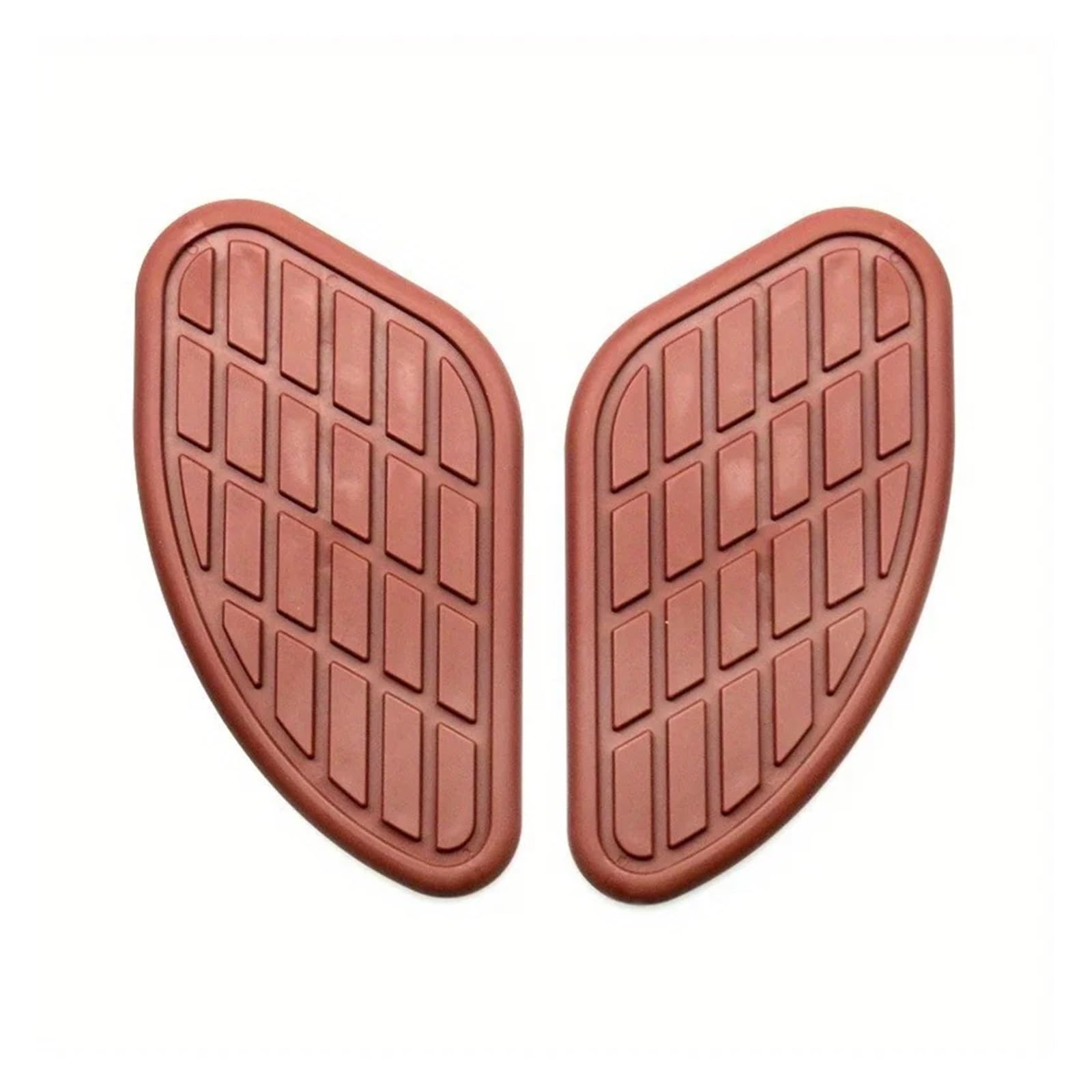 Motorrad Tankpad Motorrad Benzin Kraftstoff Tank Gummi Aufkleber Knie Pads Kraftstoff Tank Pads Grip Aufkleber Für Yamaha(Brown) von SISAWUEU