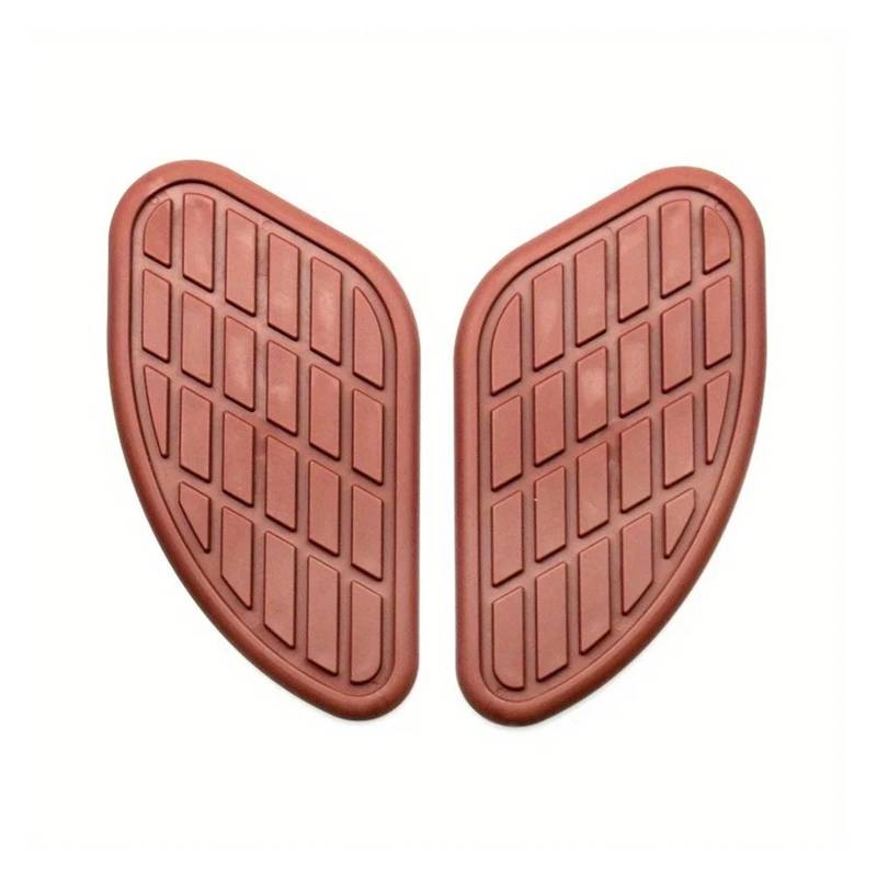 Motorrad Tankpad Motorrad Benzin Kraftstoff Tank Gummi Aufkleber Knie Pads Kraftstoff Tank Pads Grip Aufkleber Für Yamaha(Brown) von SISAWUEU