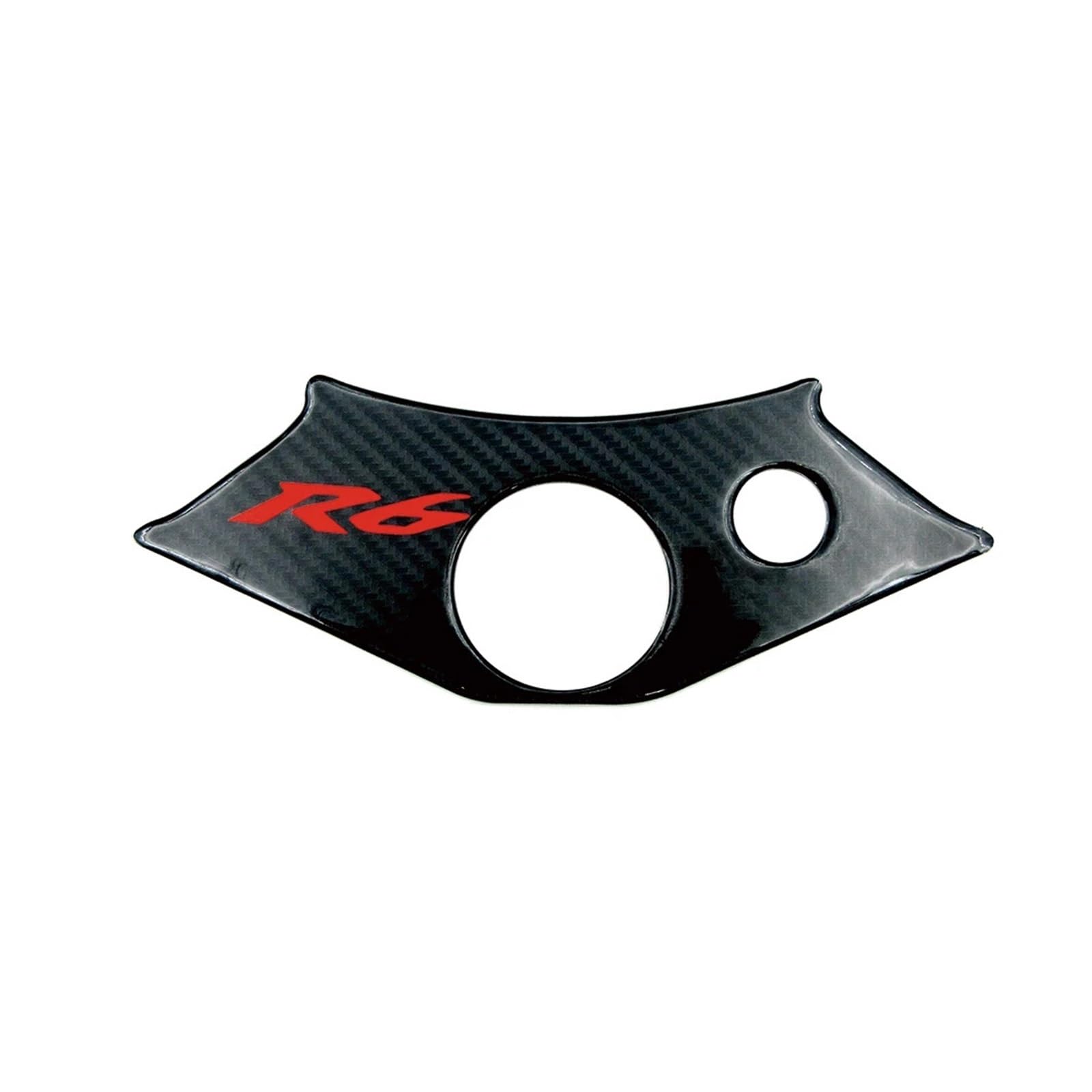 Motorrad Tankpad Motorrad Carbon Look Tank Pad Schutz Aufkleber Lenkung Halterung Abdeckung Aufkleber Aufkleber Für Yamaha YZF R6 YZFR6 1998-2002(3) von SISAWUEU