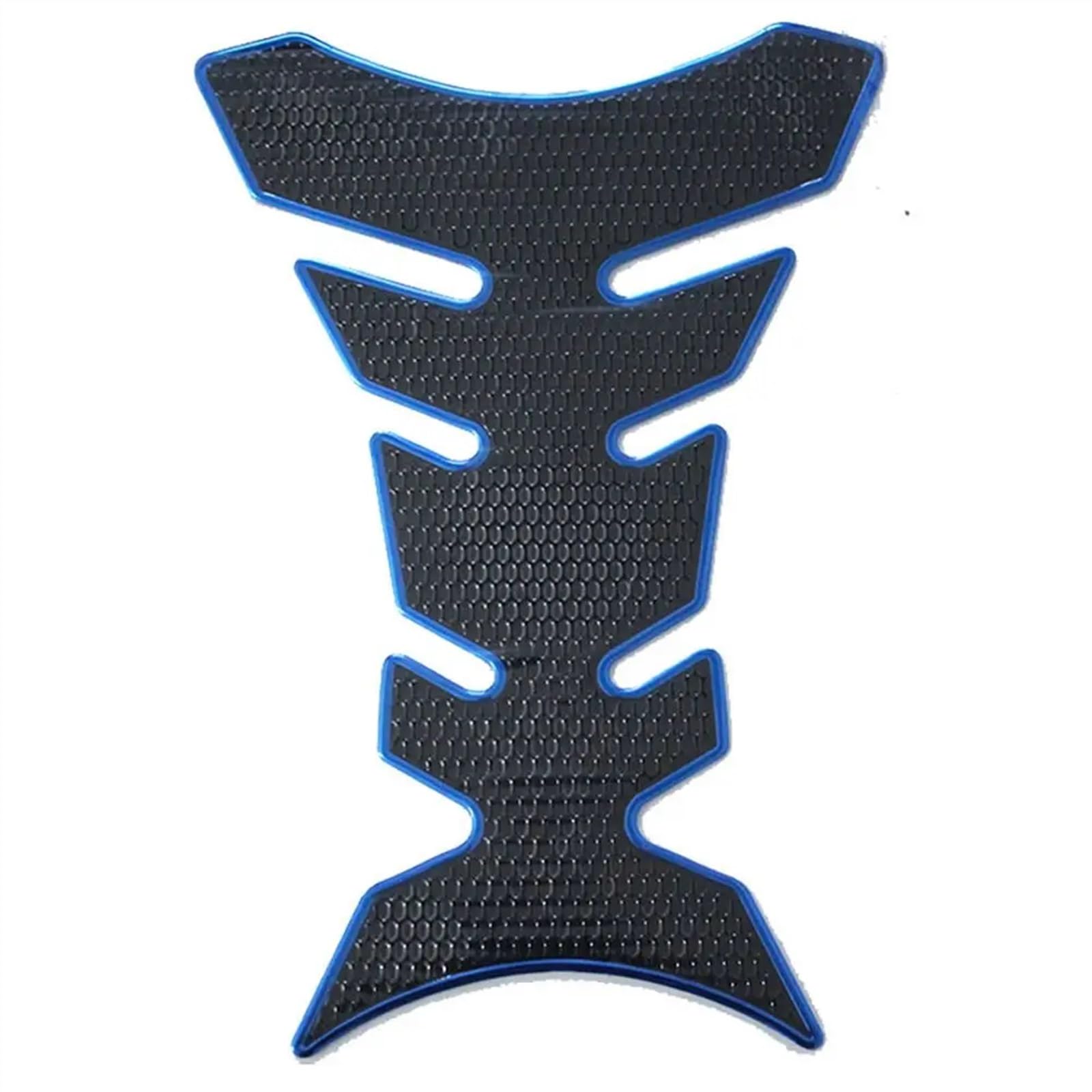 Motorrad Tankpad Universal 3D Motorrad Kraftstoff Tank Aufkleber Fisch Knochen Aufkleber Protector Pad Auto Dekoration Änderung Zubehör(B - Blue-1) von SISAWUEU