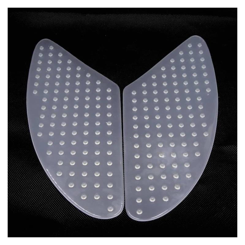 Motorrad Tankpad Universal Tank Pad Gas Tank Traktion Pads Kraftstoff Tank Griffe Seite Aufkleber Knie Griffe Protektoren Aufkleber(Transparent) von SISAWUEU