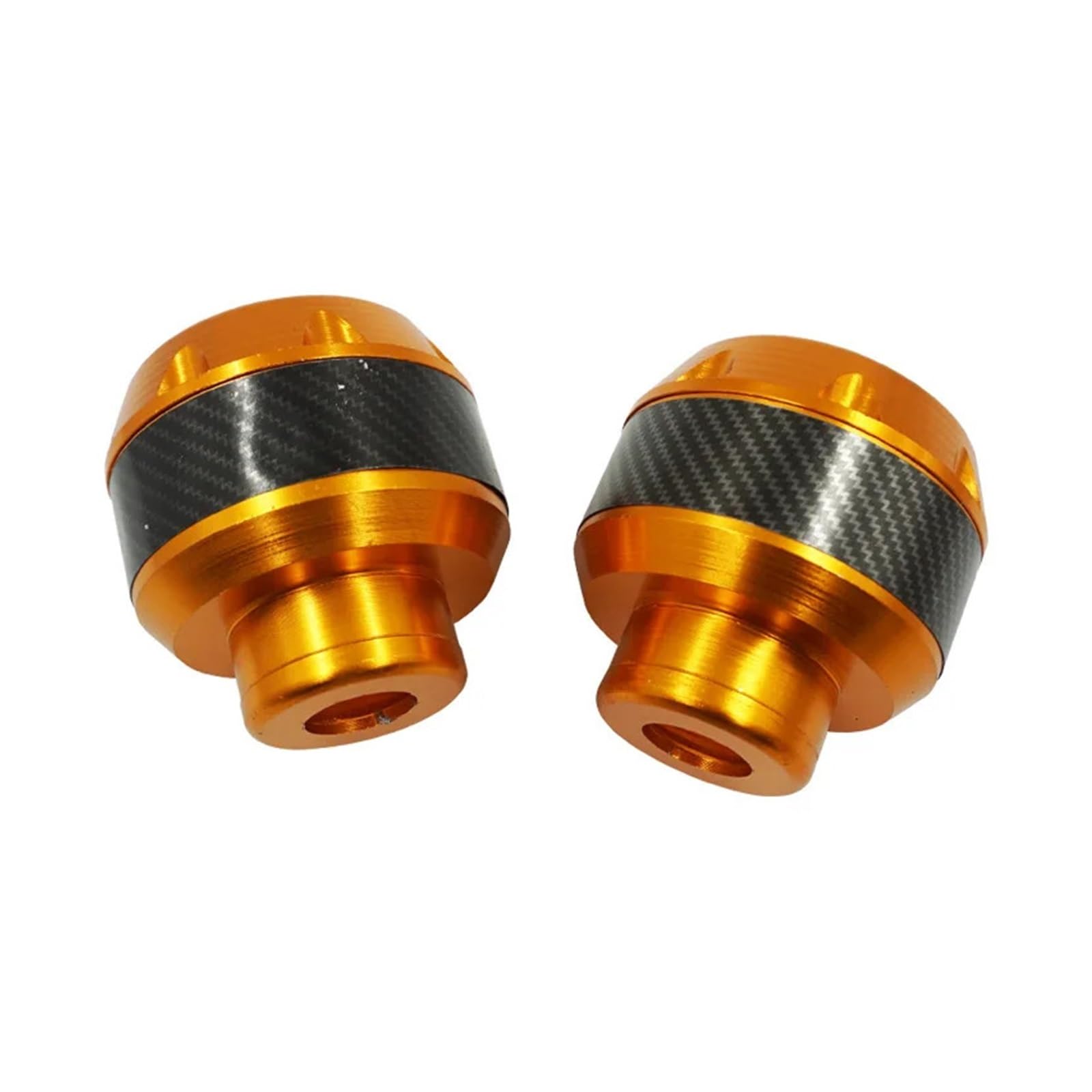 Sturzpads Rahmenschutz Fallschutz Für Motorrad Roller Motorrad Rahmen Slider Aluminium Legierung Gabel Tasse Fallen Zerquetschen Schutz Carbon Faser Universal(Orange) von SISAWUEU