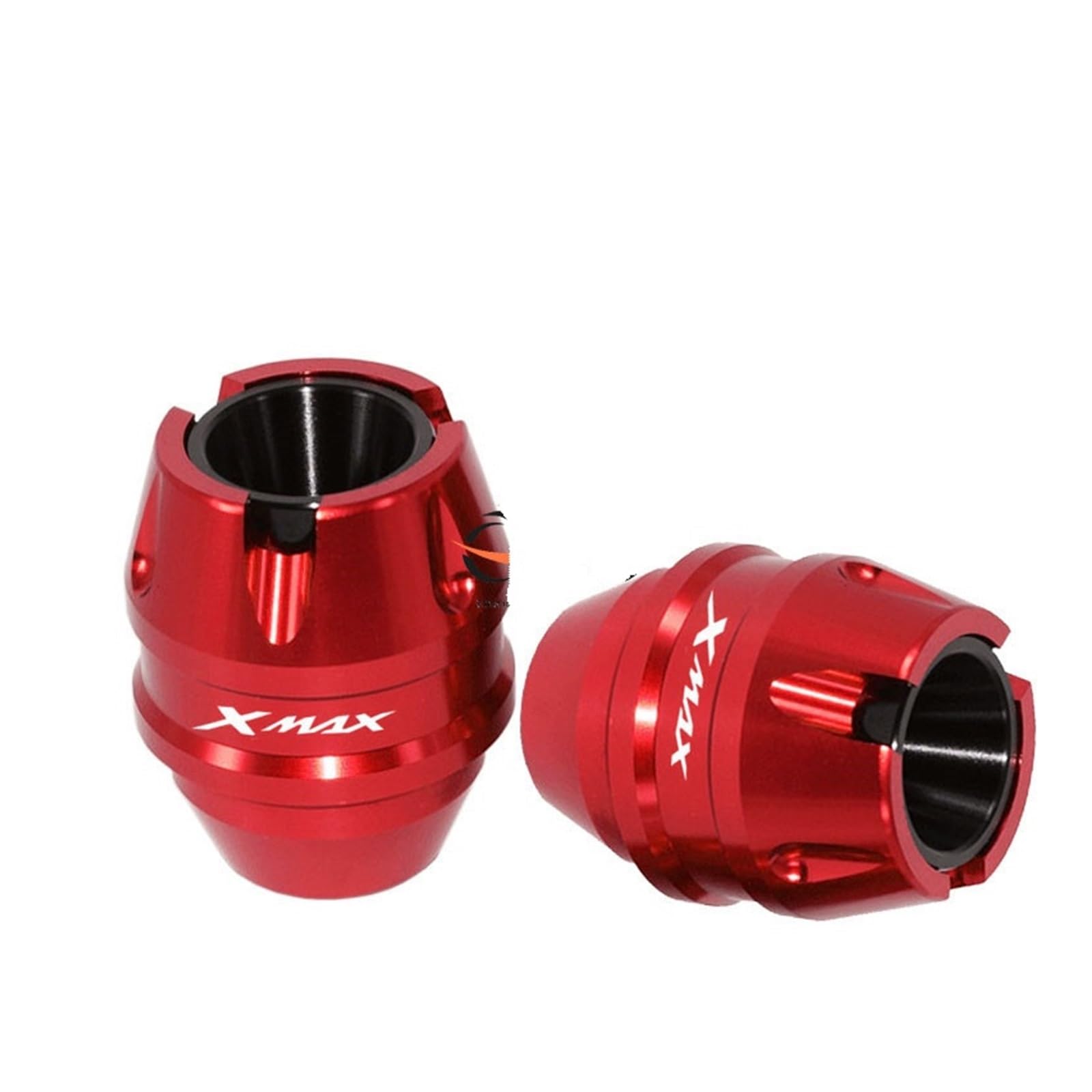 Sturzpads Rahmenschutz Fallschutz Für Yamaha NMAX155 XMAX300 NMAX 155 Xmax 300 250 Zubehör Vorderradgabel Rad Absturzsicherung Rahmen Slider Anti Crash Protector(Xmax Red) von SISAWUEU