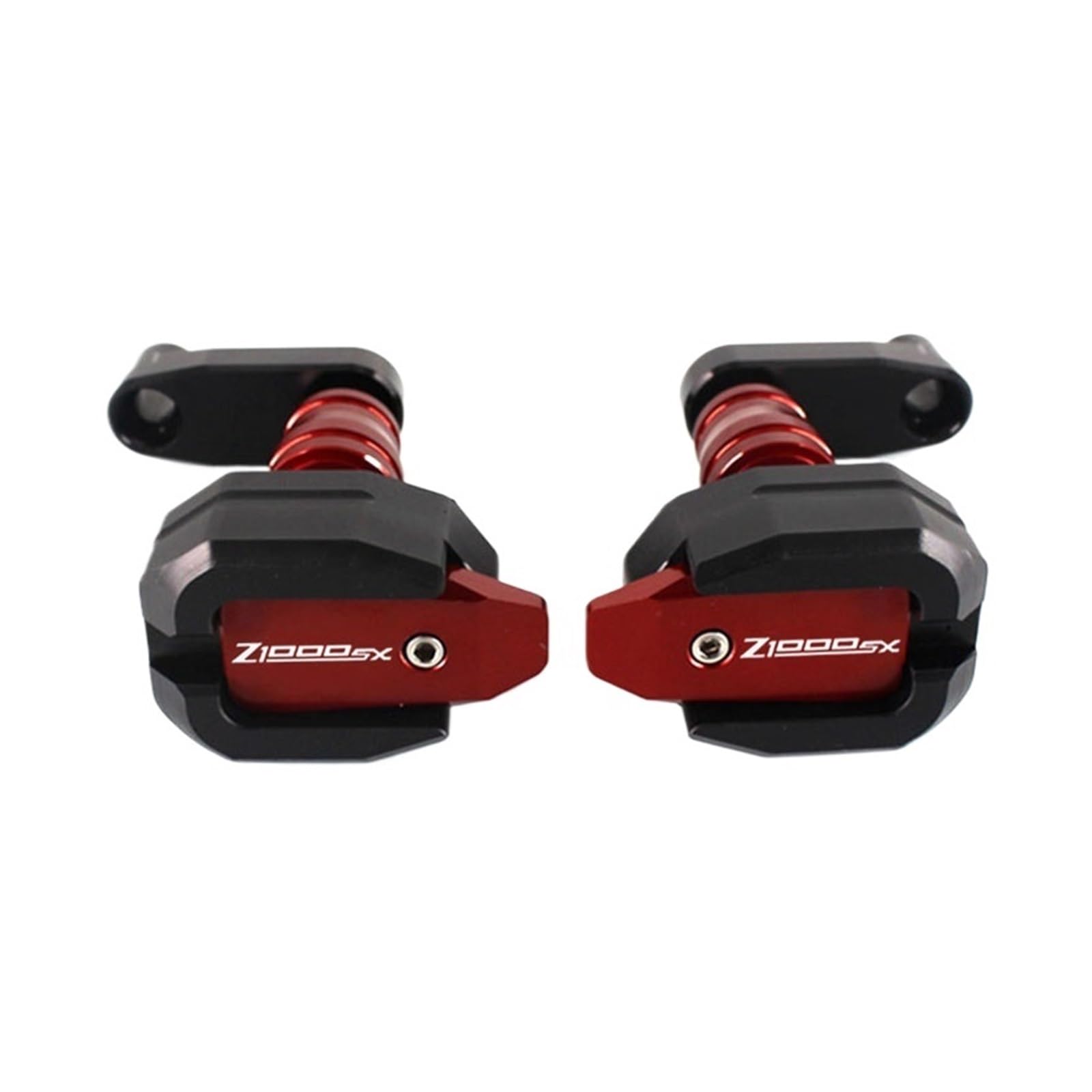 Sturzpads Rahmenschutz Fallschutz Für Z1000SX Ninja 1000 Ninja 1000 2017-2019 Motorrad Absturzsicherung Rahmen Slider Verkleidung Schutz Crash Pad Schutz(Red) von SISAWUEU