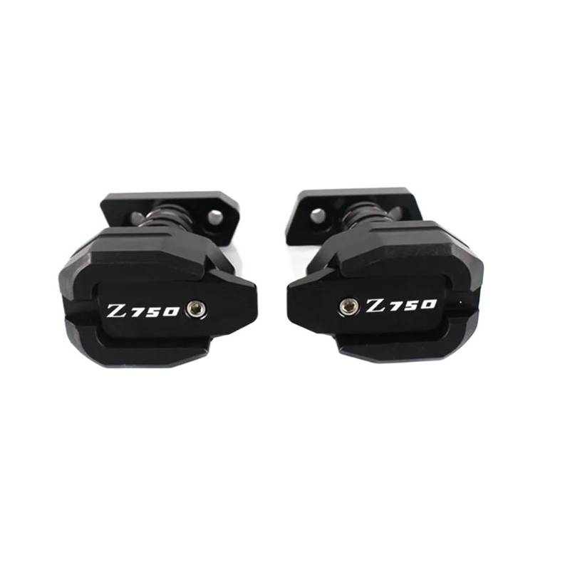 Sturzpads Rahmenschutz Fallschutz Für Z750 Z 750 2007-2013 2012 Motorrad Absturzsicherung Rahmen Slider Verkleidung Schutz Stoßstange Pad Passt Motorrad Frame Slide(Black) von SISAWUEU