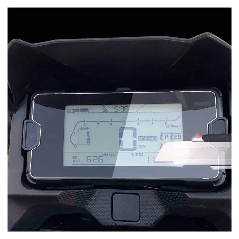 Tachoschutzfolie Für NC750X Für NC750 750X 2021 2022 2023 Motorrad Instrument Film Anti-Glare Dashboard Screen Protector Zubehör von SISAWUEU