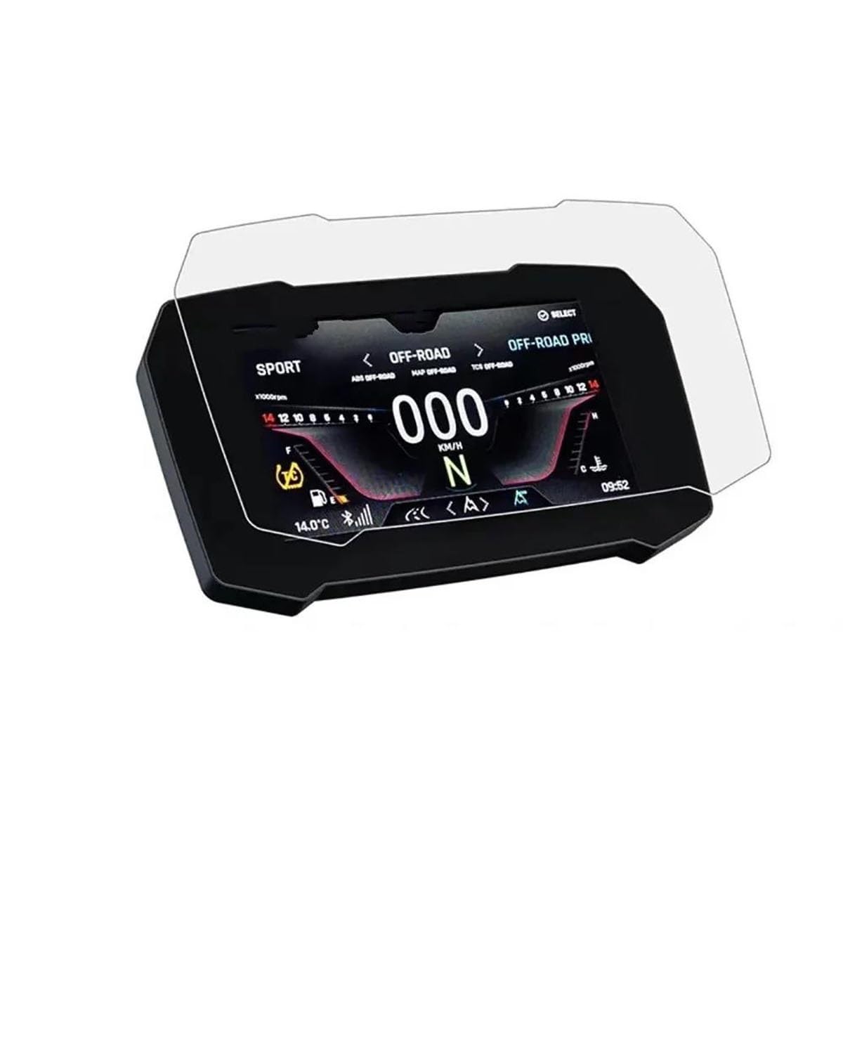 Tachoschutzfolie Für T&riumph Für Tiger 900GT Für 900 GT 2020 2021 2022 2 PCS Motorrad Scratch Cluster Screen Dashboard Schutz Instrument Film von SISAWUEU