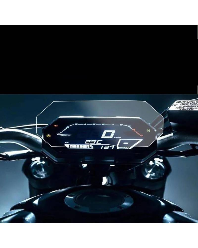 Tachoschutzfolie Für Yamaha MT-07 Für MT07 Für FZ-07 FZ07 MT FZ 07 2021 Motorrad Scratch Cluster Screen-Dashboard Schutz Instrument Film(3 Pieces) von SISAWUEU